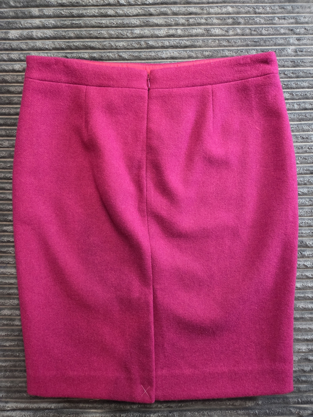 J. Crew Hot Pink Wool Pencil Skirt - Picture 4 of 4